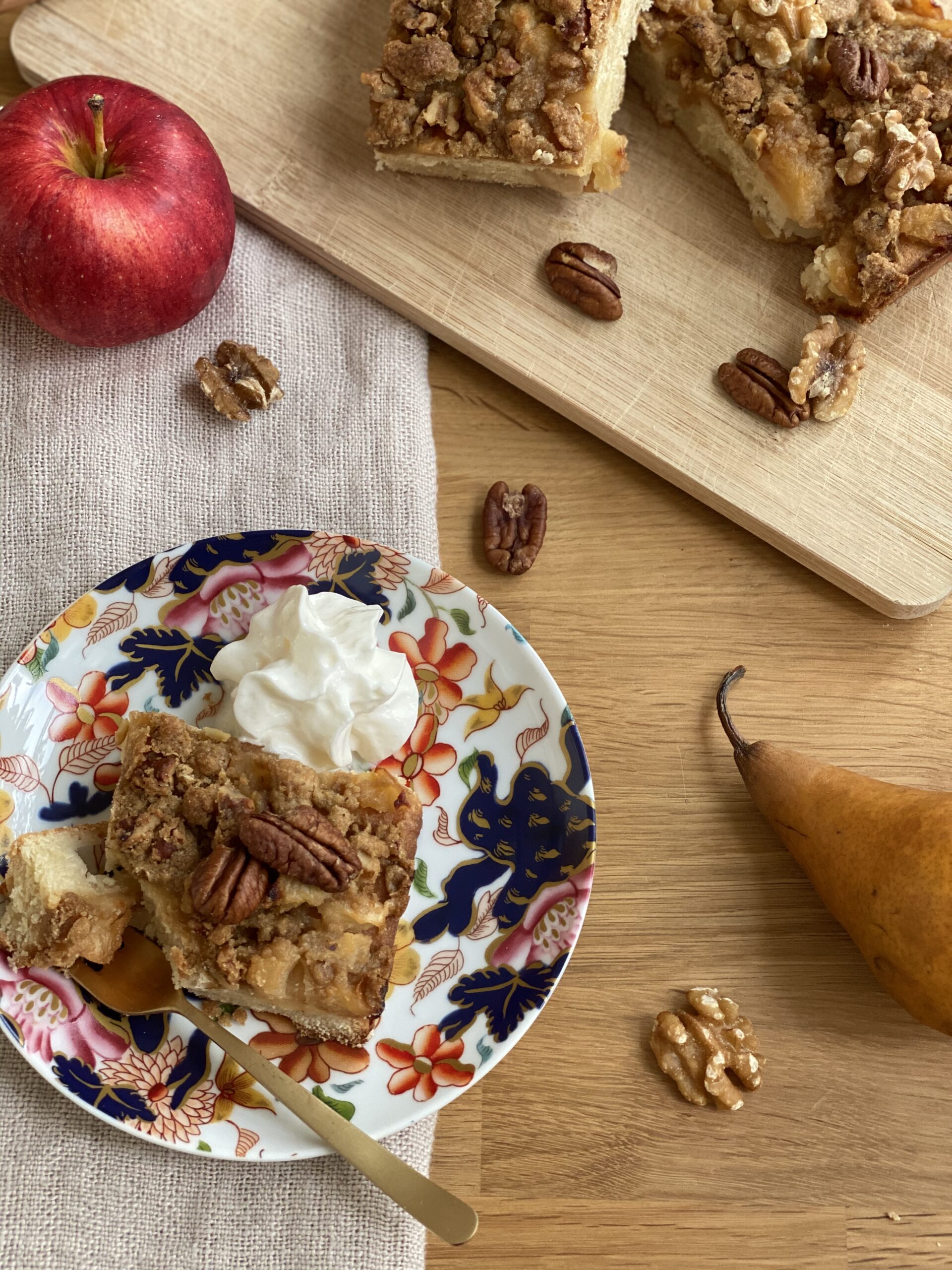 Fall Apple Crumble Cake – The Pantry by the Sea